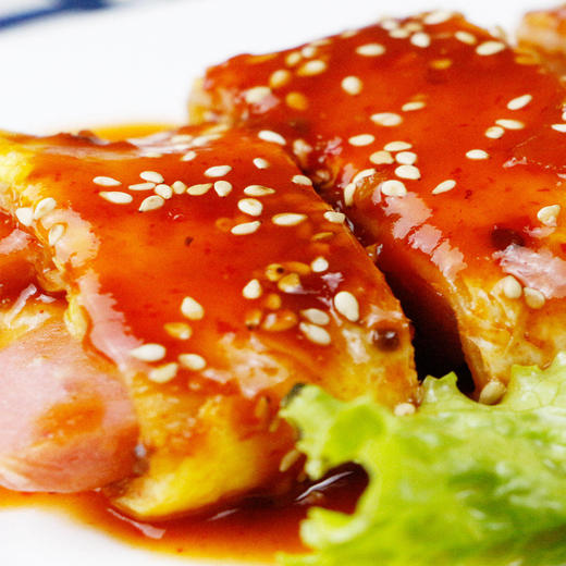 烤冷面家庭装面片淞都特选 东北特色小吃(每包9-11片共500克) 商品图5