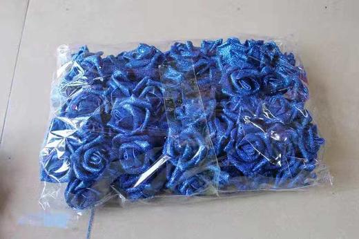 袋装蓝色妖姬花头- 商品图0
