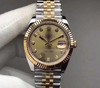 长荣『vs包金』劳力士星期日历型41和36毫米日志，颠覆以往传统工艺！一：904L精钢。二：18厚金部分采用台湾zui新铸金技术，比市场一般的“包金”耐用三倍，搭配正品一致的工艺，正品原版开模无破绽 商品缩略图9
