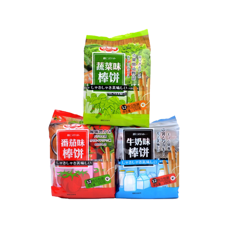 哈米童棒棒饼干3味组合192克JPY带授权招加盟代理