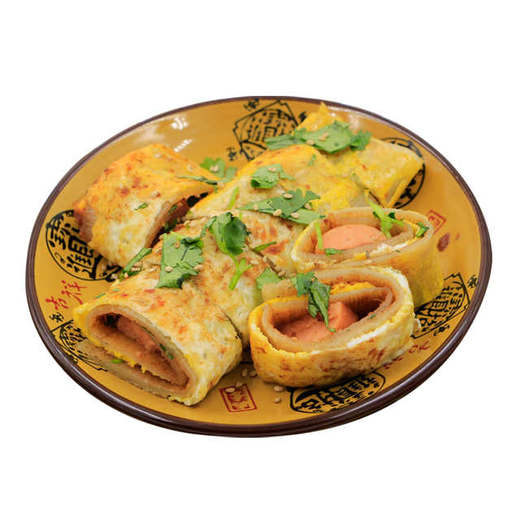 烤冷面家庭装面片淞都特选 东北特色小吃(每包9-11片共500克) 商品图3