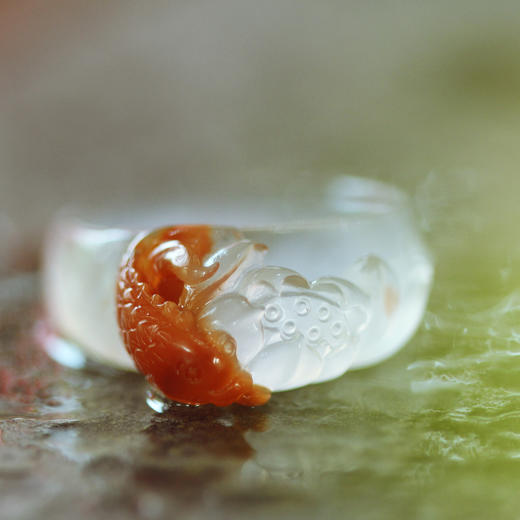 南红荔枝冻戒指 商品图5