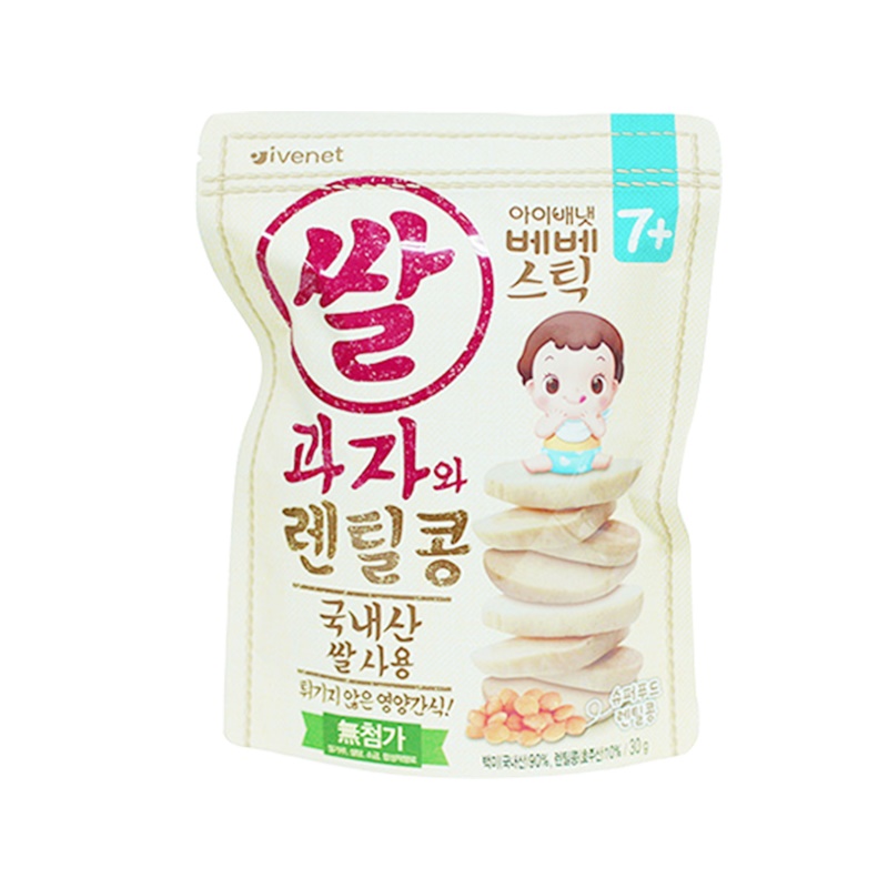 艾唯倪 贝贝大米饼 小扁豆味JPY带授权招加盟代理