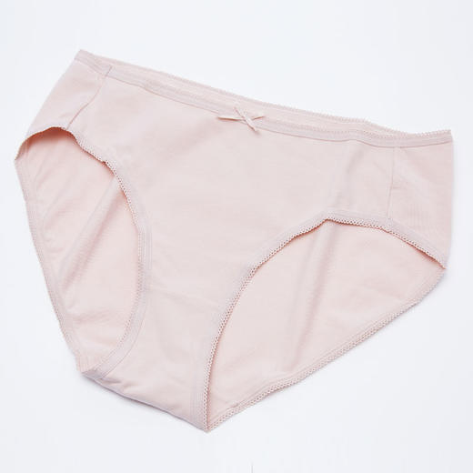 女装拉架平纹中腰净色内裤