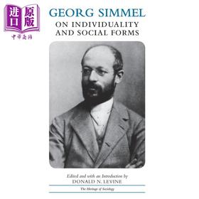 【中商原版】格奥尔格·齐美尔谈个性与社会形态 英文原版 Georg Simmel on Individuality and Social Forms 社会学 Georg Simmel