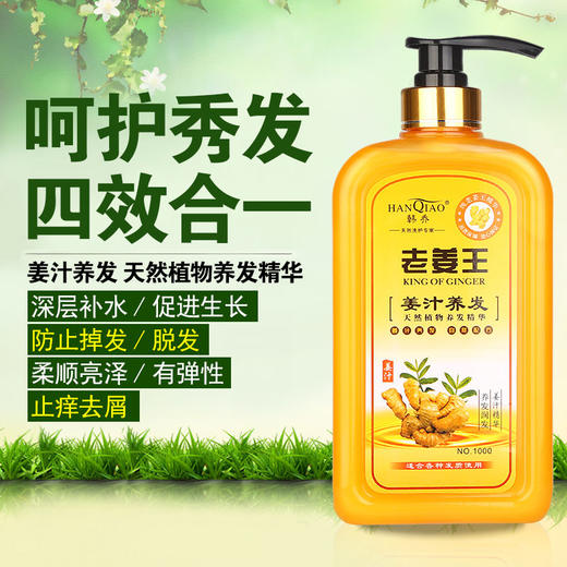 老姜王生姜防脱洗发水去屑止痒洗头膏控油洗发乳洗发露800ml 商品图6