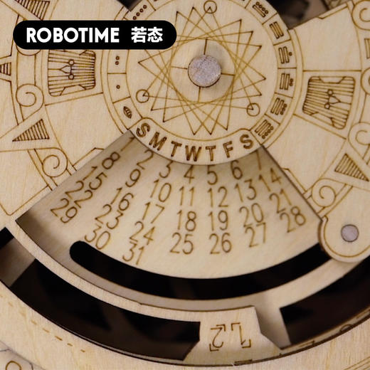 【朋克机械 将机械之美与科学探索融为一体】DIY木质机械传动模型拼装 创意玩具密码盒首饰盒 生日礼物 商品图4