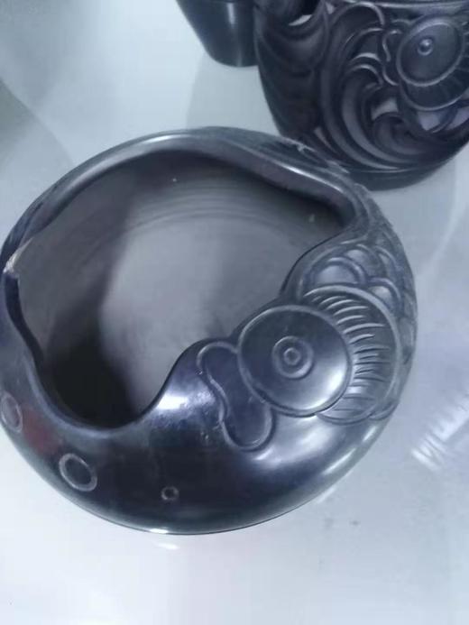 黑陶鱼瓶三件套（仅供济南市区） 商品图2