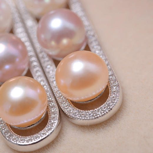 三生石三色福豆珍珠吊坠 商品图4