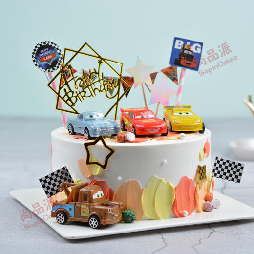 极速王者-焕新版极速赛车鲜果蛋糕，解锁速度与美味的双重震撼【惠州】 商品图1