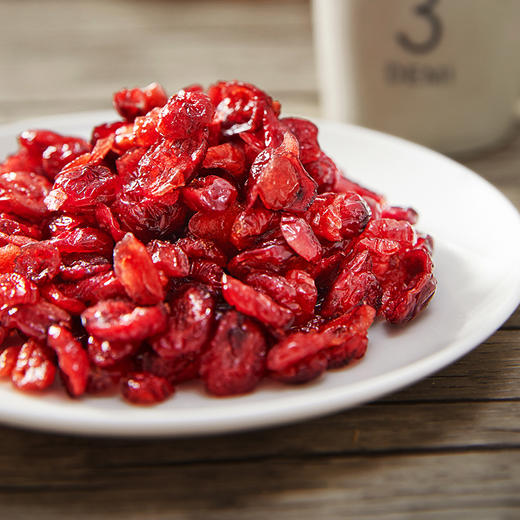 山野里蔓越莓干100g袋小红莓蜜饯果干休闲零食酸甜开胃红宝石烘焙曲奇