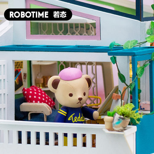 泰迪DIY小屋别墅模型手动3d立体拼图玩具 成人生日礼物 商品图2