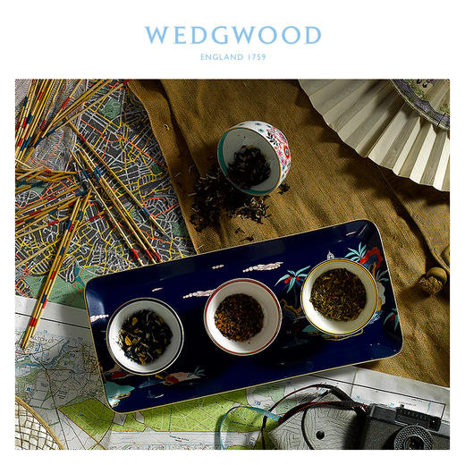 【WEDGWOOD 漫游美境】威基伍德漫游美境8cm礼品小碗4件组骨瓷欧式茶碗礼盒套装 商品图0