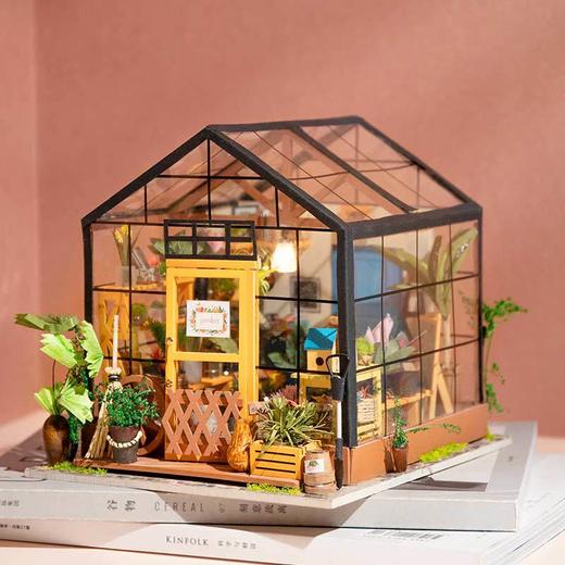 DIY小屋3D立体拼图拼板创意礼物手工拼装咖啡店生日礼物 商品图1