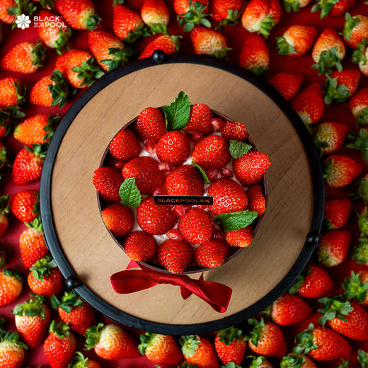 （宝安缺货，不可购）【一桶草莓】铺满草莓，鲜嫩草莓一口爆汁，开心果·草莓慕斯 商品图1