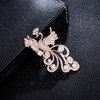 LL-FZBRO015高档大气凤凰锆石胸针 商品缩略图0