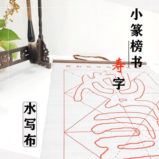 伏羲班定制水写布---小篆《寿》(46cm*120cm)-LT 商品图0