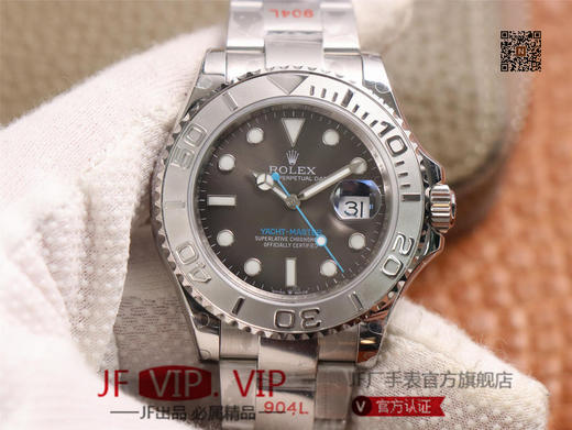 GMF劳力士，游艇名仕型系列，cal.3235机芯，表盘六点位上有劳力皇冠的LOGO，圈口:圈口上的做工更加细腻，经过特殊处理让圈口上不留汗迹 商品图0