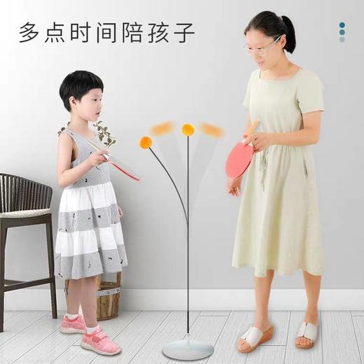 【抖音推荐 缓解近视 远离手机 提高反应力 不占空间】第五代弹力软轴乒乓球练球器 亲子互动训练神器 商品图2