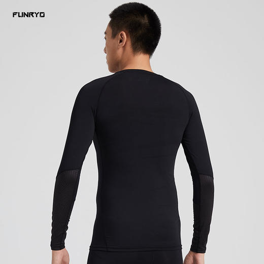 【透气舒适】FUNRYO蜂锐纵横系列运动长袖紧身衣长裤193330501 商品图3