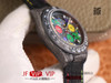 WWF劳力士，宇宙计时迪通拿系列，碳纤维材质打造，镜面双面电镀高透膜工艺，上海7750计时机芯，功能同步原装！男士腕表，绢丝表带，自动 商品缩略图5