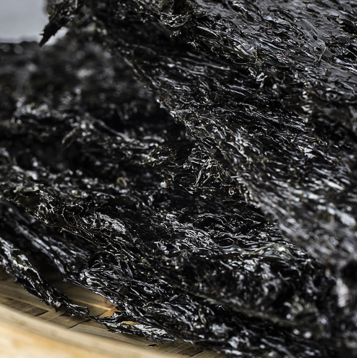 六鳌半岛正宗头水紫菜鲜掉眉头炒一下就是美味海苔250g袋