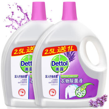 滴露衣物除菌液清新柠檬2.5L+1L（仅供济南市区） 商品图0
