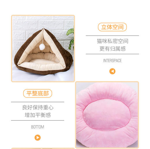 金多乐萌酷造型通用保暖猫窝 商品图6