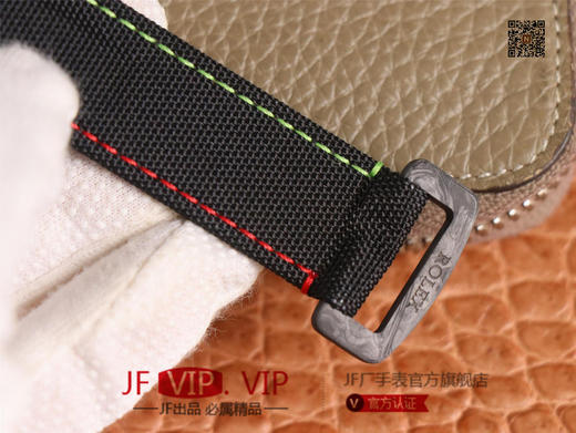 WWF劳力士，宇宙计时迪通拿系列，碳纤维材质打造，镜面双面电镀高透膜工艺，上海7750计时机芯，功能同步原装！男士腕表，绢丝表带，自动 商品图7