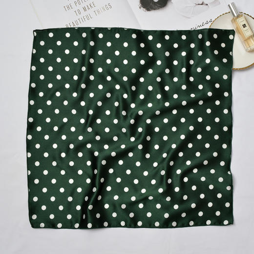 小方巾50x50cm 波点小丝巾女小领巾时尚饰品小围巾 商品图9