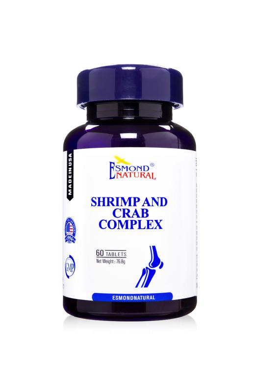 爱司盟 美国进口活力捷虾蟹复合片  中老年成人补钙片  60片/瓶（一般贸易） 商品图0