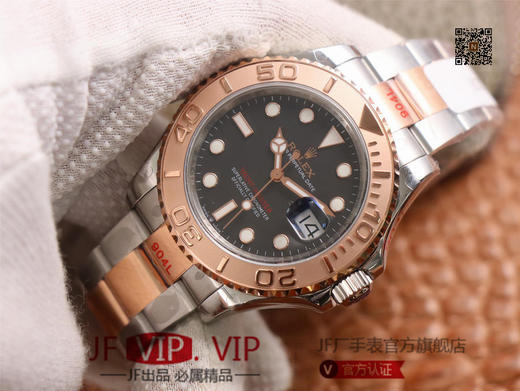 GMF劳力士，游艇名仕型系列，cal.3235机芯，表盘六点位上有劳力皇冠的LOGO，圈口:圈口上的做工更加细腻，经过特殊处理让圈口上不留汗迹 商品图1