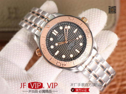 OM欧米茄海马300米，表径42mm，原版1-1开模打造，太阳纹饰表盘，定制版8806机芯，透明表贝上饰有欧米茄海马图案，男士腕表，精钢表带， 商品图2