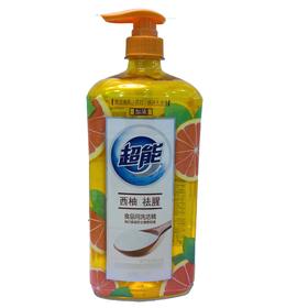 【洗洁精】雕牌超能西柚洗洁精透明1.5kgY