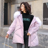 LJY-YJ8970-1106冬季新款配毛领洋气连帽羽绒服 商品缩略图2
