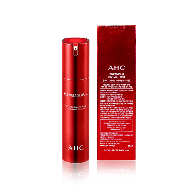 【香港直邮】AHC 红韵焕颜精华露50ML 365 RED SERUMJPY带授权招加盟代理