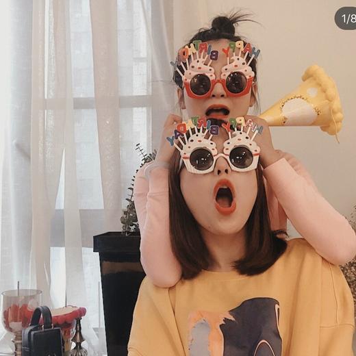 蛋糕配件 复古眼镜搞怪 三款随机发 商品图2