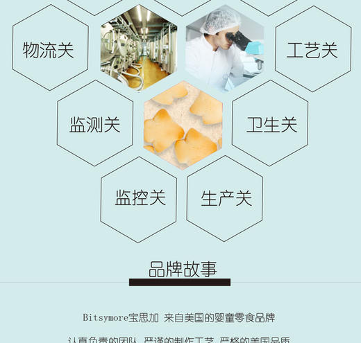 BitsyMore宝思加意趣泡泡饼干牛奶酵母饼干宝宝零食JPY带授权招加盟代理 商品图7