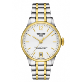 Tissot 天梭杜鲁尔系列钢带80机芯机械女表T099.207.22.037.00