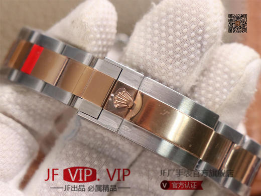 GMF劳力士，游艇名仕型系列，cal.3235机芯，表盘六点位上有劳力皇冠的LOGO，圈口:圈口上的做工更加细腻，经过特殊处理让圈口上不留汗迹 商品图7