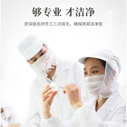 印度尼西亚进口原盏白燕窝干盏燕窝 100g 商品图2