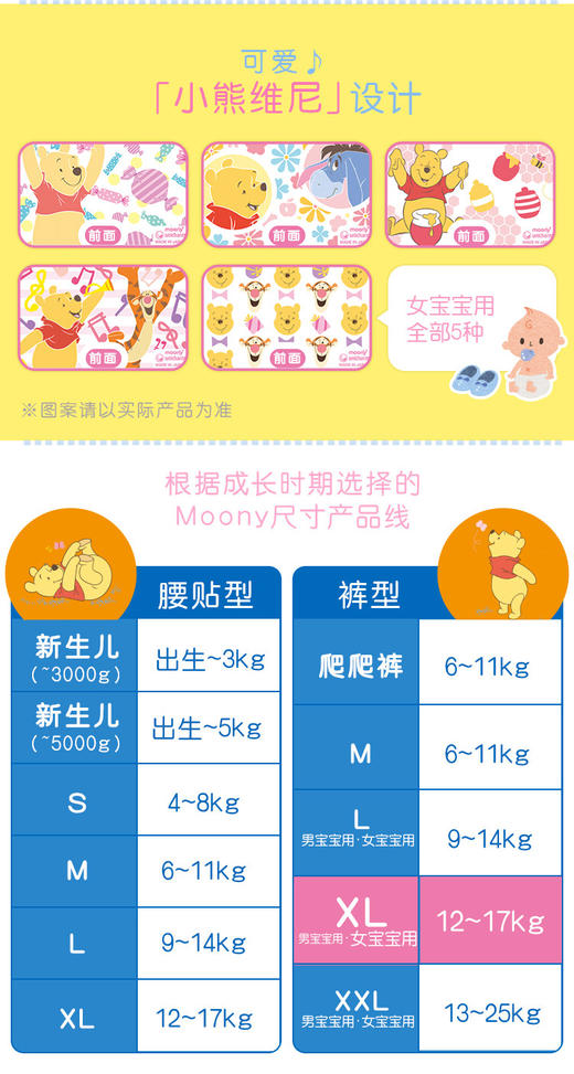 尤妮佳Moony拉拉裤 XL38(女)标准装JPY带授权招加盟代理 商品图4