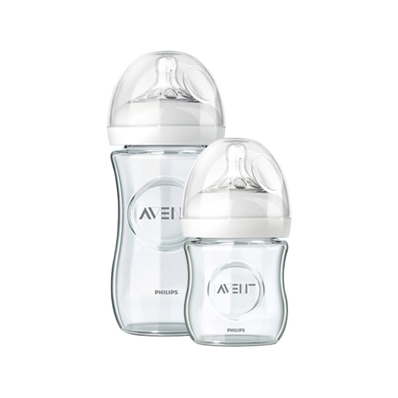 新安怡AVENT 宽口自然原生玻璃奶瓶 SCF671/17JPY带授权招加盟代理