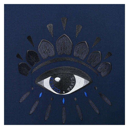 KENZO 高田贤三 男士藏蓝色眼睛套头衫卫衣 F855 SW604 1RN 76 商品图3