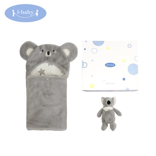 i-baby秋冬连帽斗篷玩偶礼盒 商品图1