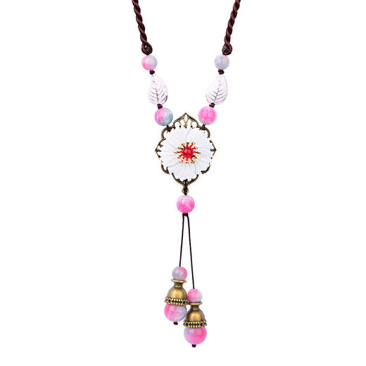 CZYH-031原创民族风个性毛衣链长款项链吊坠挂件 商品图4