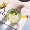 茶杯-玻璃水杯-竖纹彩把杯 个人杯 商品缩略图4