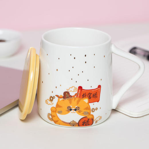 【宫里马克杯】 福禄寿萌宠陶瓷马克杯  商品图2