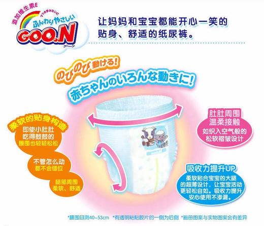 大王GOO.N拉拉裤 XL38（女）标准装JPY带授权招加盟代理 商品图5