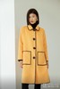 AtelierMissLu / Nuria-奶蜜黄撞色口袋羊毛长外套 商品缩略图9